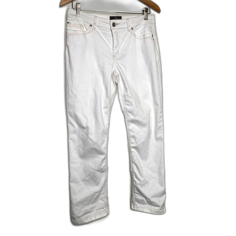 Chicos So Lifting Womens Slim Skinny Jeans White Stretch Pockets Denim S / 6 0.5